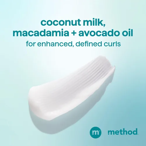 Miniatura 3 de Method Curl Defining Co-Wash, Coco Twist, leche de coco + aguacate + notas de macadamia, 13.5 onzas