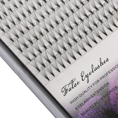 Miniatura 2 de Extensiones de pestañas postizas con volumen 20D, tallo corto, rizo D, grosor de 0.003 in, pestañas postizas individuales, suaves y ligeras