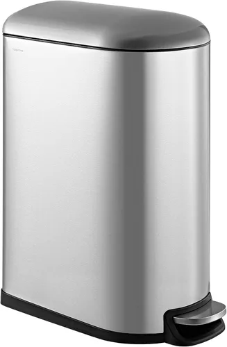 Miniatura 16 de happimess HPM1009C Roland Mini 2.6-Gallones Cesta de Basura con Pedal y Tapa de Cierre Suave, Moderna, Minimalista, Resistente a Huellas Dactilares