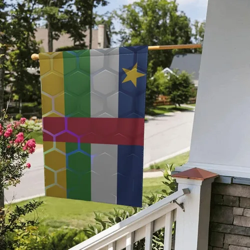 Miniatura 8 de Flag Of The Central African Republic Garden Flag 28"x40" Inch Double Sided Garden Flags Home Lawn Outdoor Decor Flags Party Banner Welcome Flag