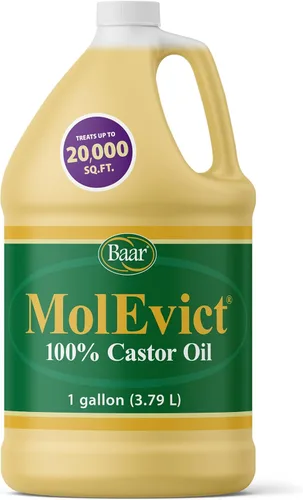 Miniatura 7 de Baar Products - Aceite de castor para topos de césped MolEvict - Repelente de topos y ratones de campo - Protección para césped y jardín - Hasta