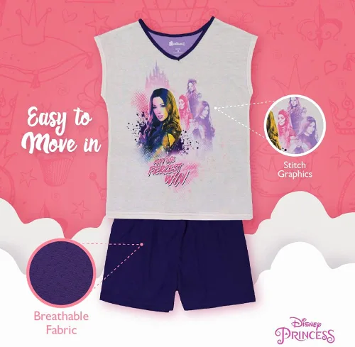 Miniatura 5 de Disney Conjunto de pijama de 3 piezas de Minnie Mouse para niñas Frozen Princesas Minnie Mouse