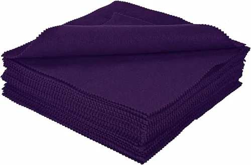 Miniatura 49 de FabricLA Hojas de fieltro acrílico para manualidades, cuadrados de fieltro precortados suaves de 4 x 4 pulgadas (3.9 in x 3.9 in), utiliza hojas