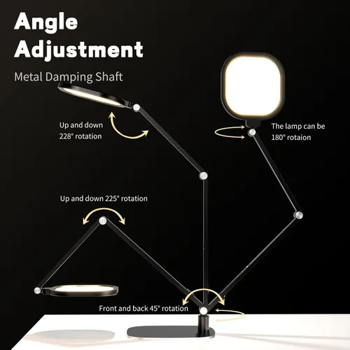 Miniatura 5 de Lámpara de escritorio LED LitONES para oficina en casa, luz de escritorio moderna para el cuidado de los ojos, luz de computadora de 3 temperaturas