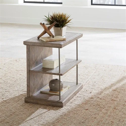 Miniatura 2 de Liberty Furniture City Scape - Juego de sala de estar de 3 piezas con mesa de cóctel, 2 mesas auxiliares en beige bruñido