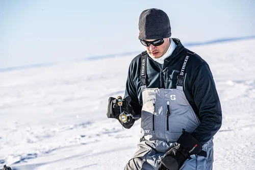 Miniatura 3 de Striker ICE Apex Baberos de pesca impermeables cálidos para hombres con aislamiento Primaloft