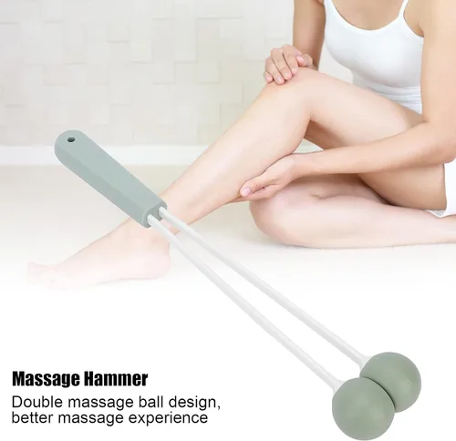 Miniatura 2 de YUYTE Martillo de masaje manual, martillo de masaje manual, martillo de masaje, palo de silicona para fitness, percusión, masajeador para músculos