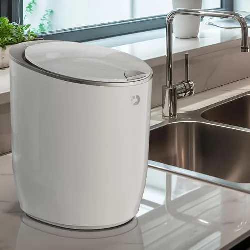 Miniatura 9 de Paris Rhône Compostador de cocina inteligente para residuos, contenedor eléctrico de compost de cocina, respetuoso con el medio ambiente