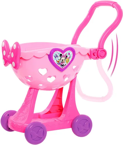 Miniatura 4 de Carrito de compras del salón de belleza de los ayudantes felices de Minnie, juguetes para niños oficialmente licenciados de 3 años en adelante