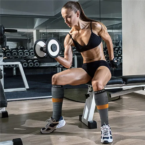 Miniatura 70 de CHARMKING - Calcetines de compresión para mujeres y hombres (3 pares), 15-20 mm Hg, el mejor apoyo para atletismo, running o ciclismo, mejora