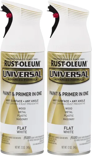 Miniatura 118 de Rust-Oleum 245197 Pintura en aerosol universal para todas las superficies, 12 onzas, negro satinado