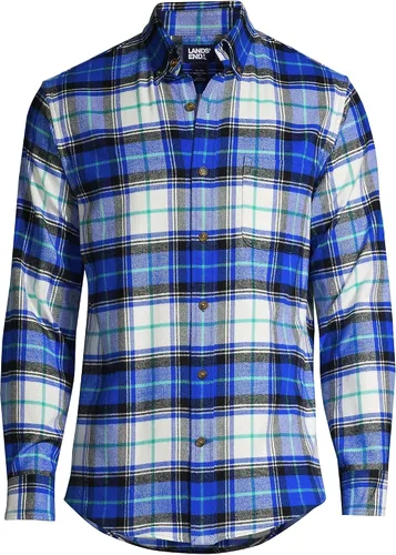 Miniatura 2 de Lands' End - Camisa de franela de insignia con ajuste tradicional