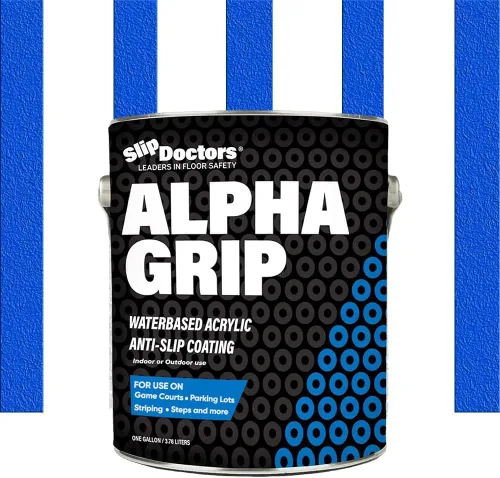 Miniatura 8 de Alpha Grip Pintura Antideslizante para Concreto y Asfalto – Revestimiento Antideslizante Ideal para Marcar Estacionamientos, Patios de Juegos y Negro