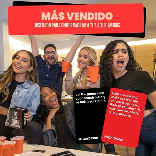 Miniatura 2 de Do or Drink Juegos de cartas de beber para adultos - Divertidos juegos para noche de juegos y fiestas - Regalo para cumpleaños N° 21