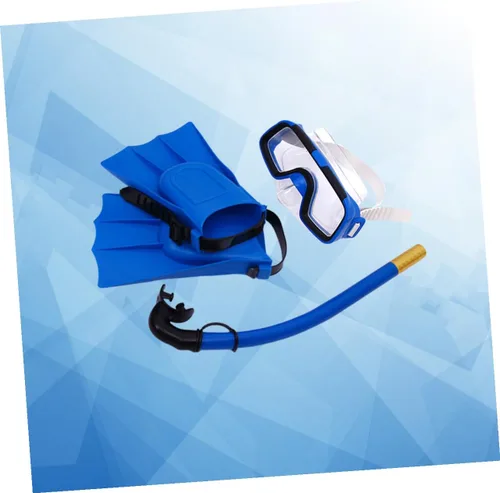 Miniatura 9 de Snorkeling Mask Set with Breathable Diving Snorkel and Non-Slip Flippers Shoe for Swimming Diving Snorkeling Sports Flexible Fins