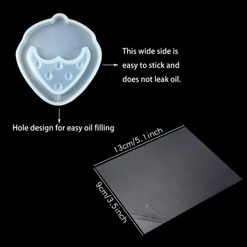 Miniatura 7 de 9 moldes para coctelera de resina, molde de fundición epoxi de arena movediza Kawaii, molde de silicona de animales de gato con 3 hojas de película