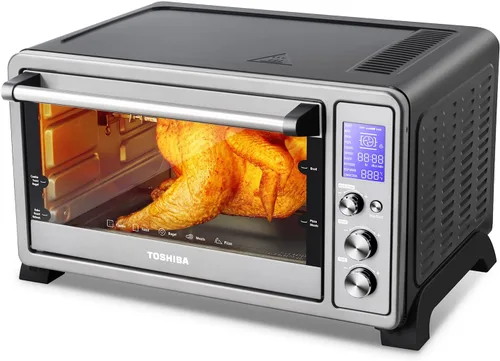 Miniatura 2 de Toshiba AC25CEW-BS Horno de convección digital, 6 rebanadas de pan/pizza de 12 pulgadas, digital Acero inoxidable