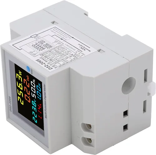 Miniatura 5 de Medidor de vatios-hora, medidor eléctrico LCD, medidor de electricidad monofásico, medidor de energía para el hogar, medidor de energía monofásico