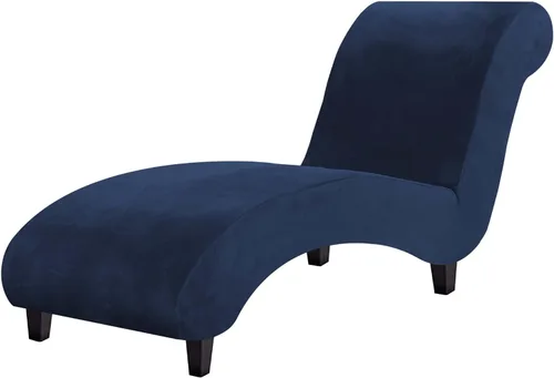 H.VERSAILTEX Funda para Chaise Lounge de Interior de Terciopelo Funda Deslizable para Chaise de Alta Elasticidad Funda para Silla Lounge de Lujo sin