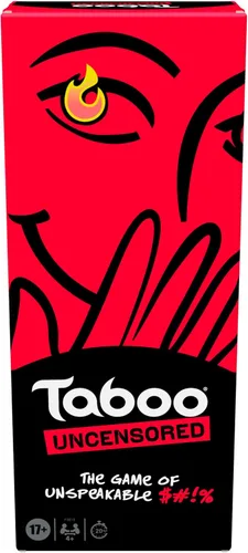 Hasbro Gaming Taboo - Juego de mesa sin censura solo para adultos | A partir de 17 años | 4+ jugadores | 20 minutos promedio | Divertidos juegos de