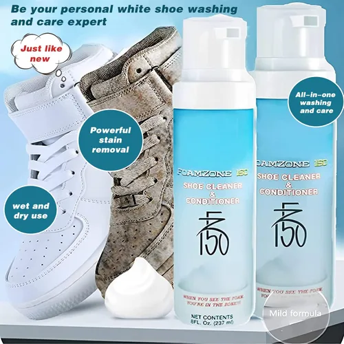 Miniatura 4 de BalleBEeautiful Limpiador de zapatos FZ150, limpiador de zapatos FoamZone 150, kit de limpiador de zapatos Foam Zone 150 con cepillo limpiador