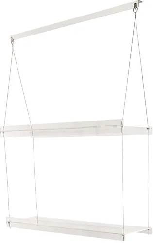 Miniatura 23 de Estantes colgantes de acrílico para ventanas (34 pulgadas de ancho, 2 estantes - 35 pulgadas de alto)