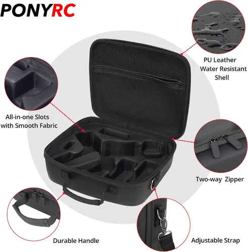 Miniatura 4 de RS 3 Mini funda, bolsa de hombro de almacenamiento impermeable, funda de transporte de viaje para DJI RS 3 Mini/Creator Combo, cardán de 3 ejes
