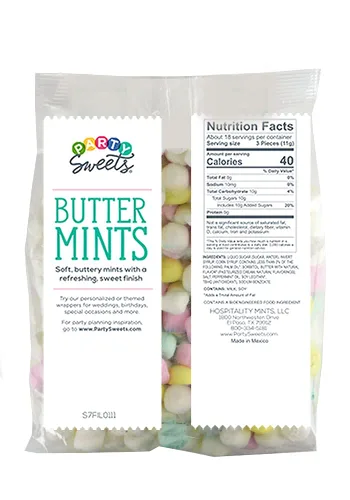 Miniatura 2 de Party Sweets Surtido de menta pastel, 14 onzas, Appx. 100 piezas de Hospitality Mints