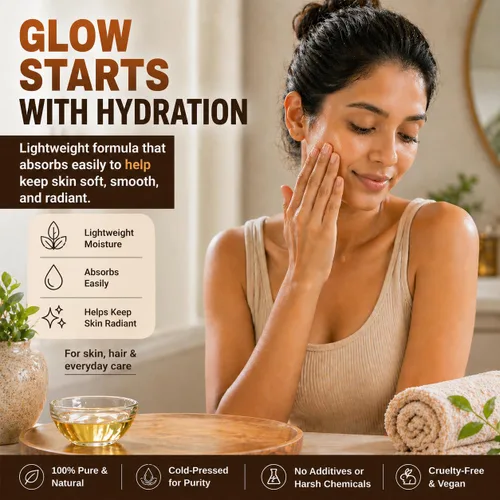 Miniatura 3 de INFINA ESSENTIALS Aceite de ricino puro prensado en frío, sin hexano, botella de vidrio para el crecimiento del cabello, cara, cuero cabelludo, piel