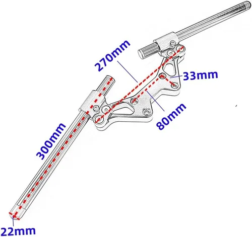 Miniatura 3 de Elevadores de manillar de motocicleta de aluminio Kit de manillar ajustable Sport para MSX125 Grom MSX 125 2013-2021 2022 2023 2024 2025 (negro)