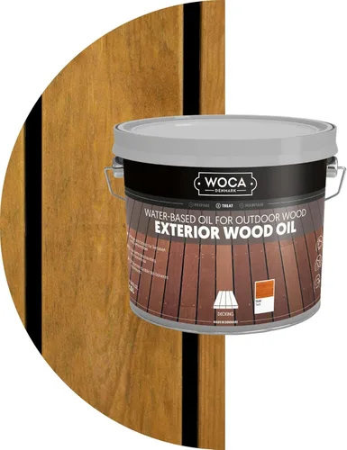 Miniatura 19 de WOCA Comprobador de aceite de madera exterior de Dinamarca, aceite penetrante a base de agua para superficies de madera al aire libre, muestra