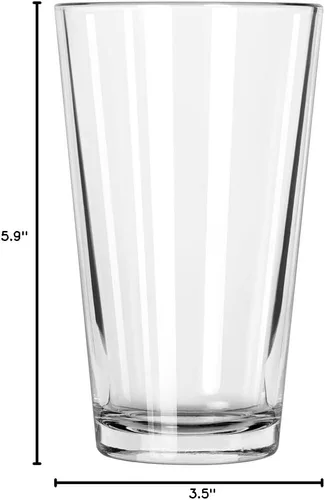 Miniatura 3 de Vaso de pinta Libbey con borde DuraTuff (1639HT), 16 onzas