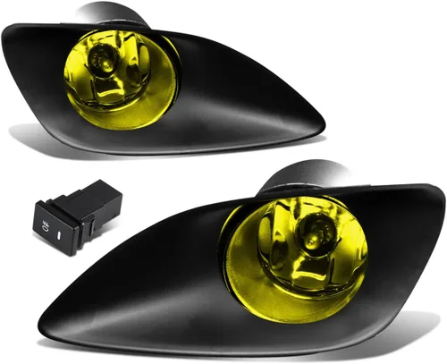 DNA MOTORING FL-ZTL-200-AM - Luz antiniebla con interruptor para el lado del conductor y del pasajero, mejora la visibilidad [compatible con sedán