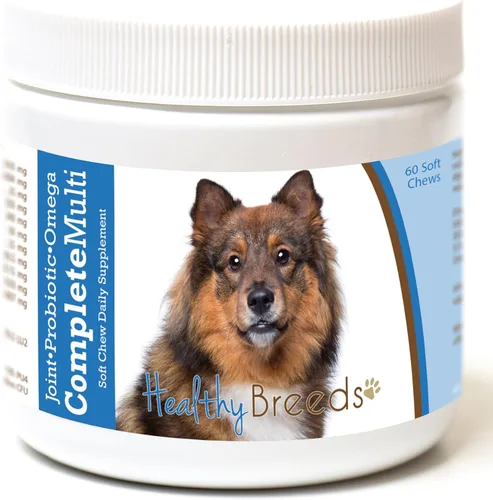 Miniatura 353 de Healthy Breeds Pug todo en uno multivitamínico suave masticable 60