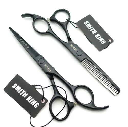 Miniatura 3 de Tijeras de pelo de 5.5 pulgadas con peine de adelgazamiento, tijeras de corte de cabello, tijeras de adelgazamiento para profesionales y personales