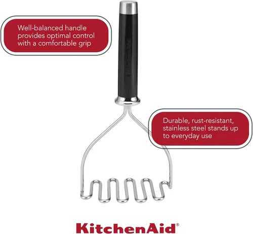 Miniatura 6 de KitchenAid Gourmet - Rallador de caja de acero inoxidable de 4 lados con contenedor de almacenamiento desmontable, 10 pulgadas de alto, negro