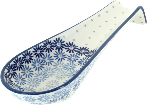 Miniatura 15 de Blue Rose Polish Pottery Blue Violet - Soporte para cuchara mediano