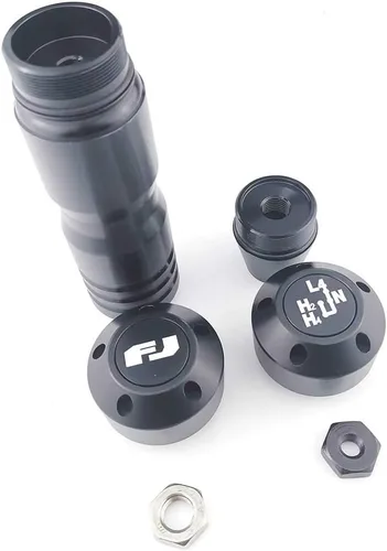 Miniatura 4 de Kit de Pomos Negros para Cambio y Caja de Transferencia para Toyota FJ Cruiser 2007–2015 – Aluminio 6061 Mecanizado CNC, Acabado Anodizado, Mejora
