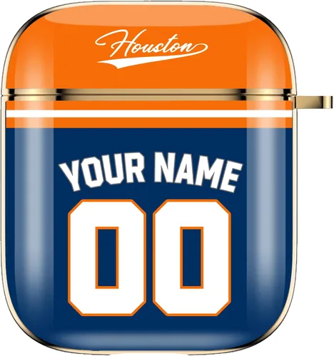 Miniatura 30 de Funda de béisbol personalizada con nombre y número para Apple AirPods de 2ª y 1ª generación, Arizona personalizada para fanáticos de los deportes