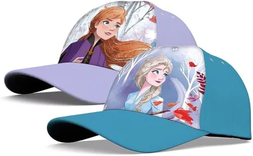 Kid Licensing Unisex_Child Surtido 2 Diseños Gorra De Básica Frozen 2 Gorra, multicolor, talla única