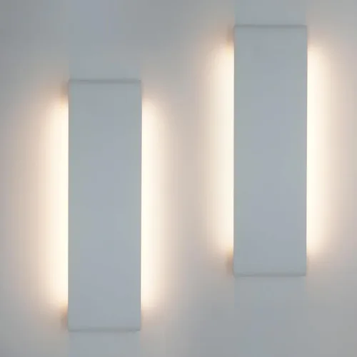 Miniatura 5 de KICAAO Juego de 2 apliques de pared modernos de 15.7 pulgadas en blanco, luz de tocador interior de 20W LED para arriba y abajo para iluminación
