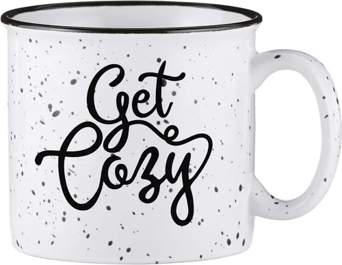 Miniatura 5 de Santa Barbara Design Studio SIPS Drinkware - Taza de cerámica para fogata, 13 onzas, Happy Camper