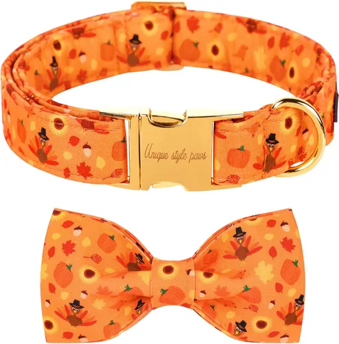 Miniatura 12 de Unique style paws Collar de perro para el día de San Valentín con pajarita, collar de cachorro de corazón negro y rojo, el mejor regalo