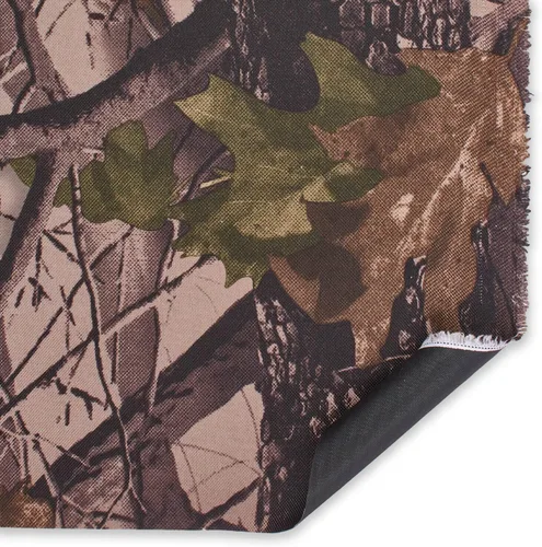 Miniatura 7 de Tela de lona estampada The Yard, impermeable, para exterior, 60 pulgadas de ancho, 600 denier negro (Tropical Black)