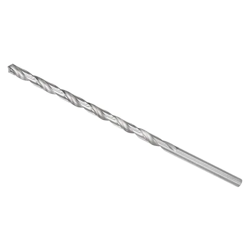 Miniatura 80 de Broca helicoidal extra larga, 0.276 in de diámetro de taladro 9.843 in de longitud total, broca helicoidal de acero de alta velocidad