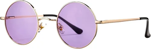 Miniatura 8 de PORADAY Circle Lennon - Gafas de sol redondas polarizadas estilo hippie pequeño círculo