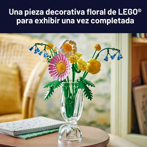 Miniatura 6 de LEGO Botanicals - Juguete de construcción de ramo pequeño soleado – Arreglo floral de bricolaje para niñas y niños, a partir de 9 años, regalo