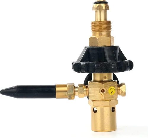 Miniatura 3 de Regulador del inflador del flujo de aire del relleno del globo del látex del helio 0-3000 PSI con el indicador para la válvula del tanque CGA580