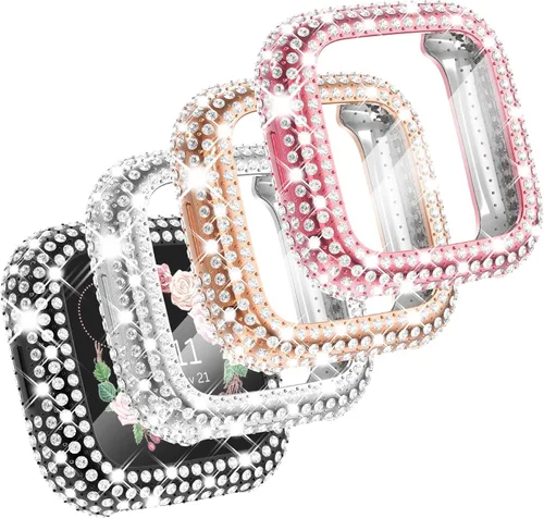 Miniatura 15 de CHANCHY Paquete de 10 fundas protectoras de pantalla compatibles con Fitbit Versa 2, funda protectora completa de TPU suave cubierta parachoques