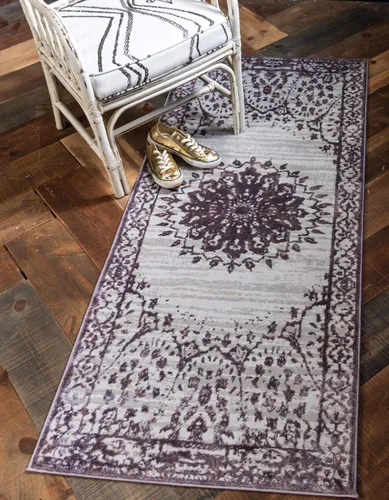 Miniatura 18 de Unique Loom Colección Aberdeen - Alfombra Derbyshire (2' 2" x 3' 1" Rectángulo, Azul Claro/Gris)